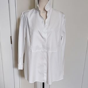 Chico's Classic White Button Down Shirt